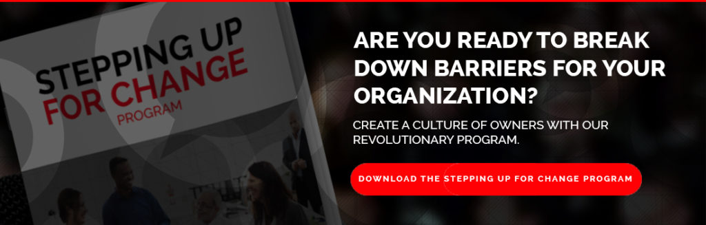 Are you looking to break down barriers and help employees overcoming challenges? Stepping Up helps break down barriers in your organizations.